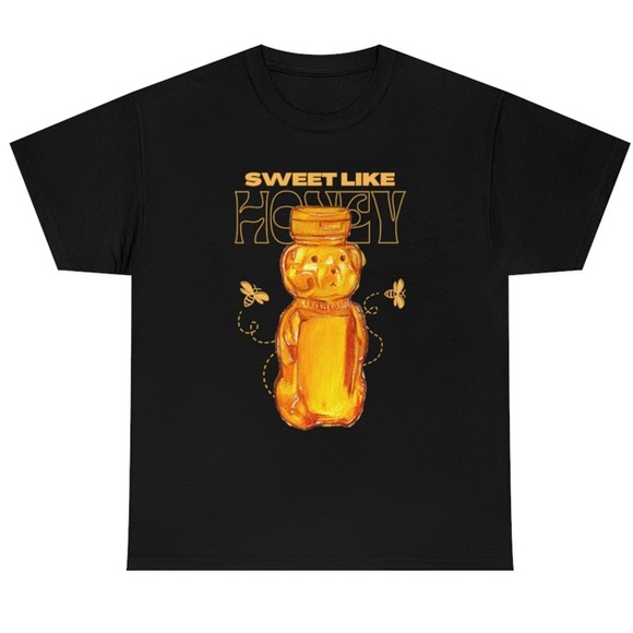 Graphic T-Shirt Sweet like honey honeybear - Picture 4 of 6